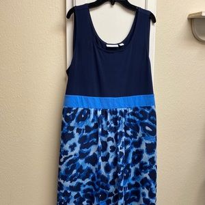 Leopard maxi dress